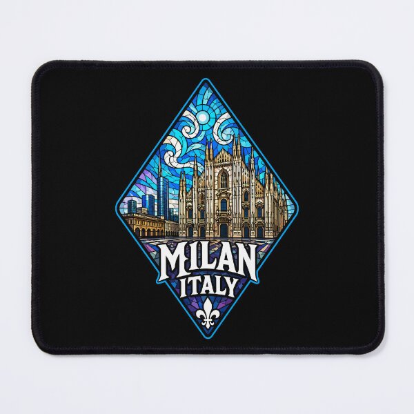 Item preview, Milan Italy Travel Stained Glass Europe designed and sold by TomFrontierArt.
