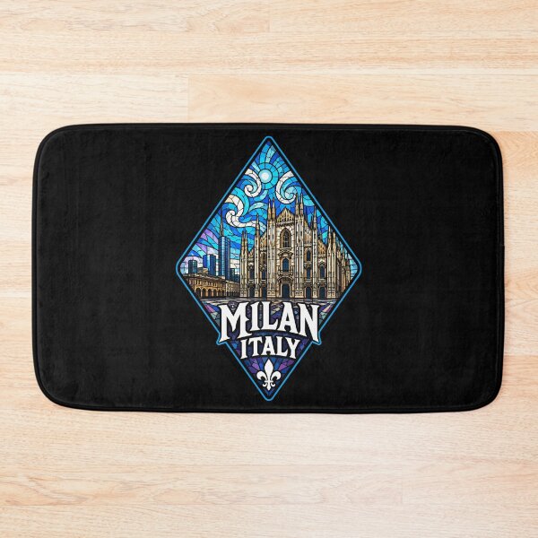 Item preview, Milan Italy Travel Stained Glass Europe designed and sold by TomFrontierArt.