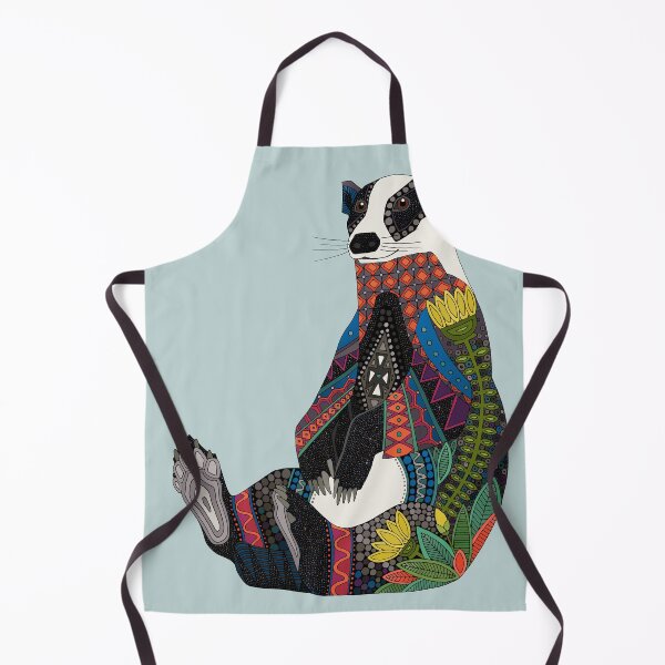 Item preview, badger celadon blue designed and sold by scrummy.
