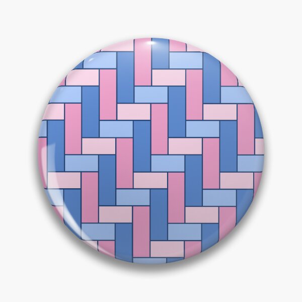 Item preview, Geometric Art Grid in Pink and Blue designed and sold by OneThreeSix.