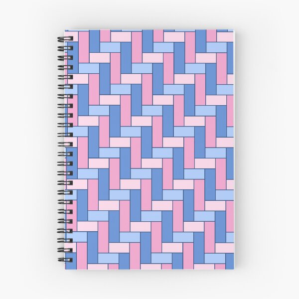 Item preview, Geometric Art Grid in Pink and Blue designed and sold by OneThreeSix.