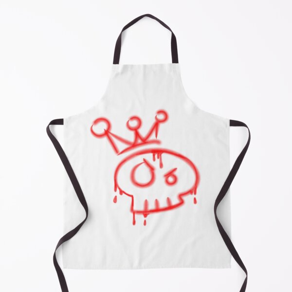 Item preview, Y2k graffiti skull with crown designed and sold by YaroshMaria.
