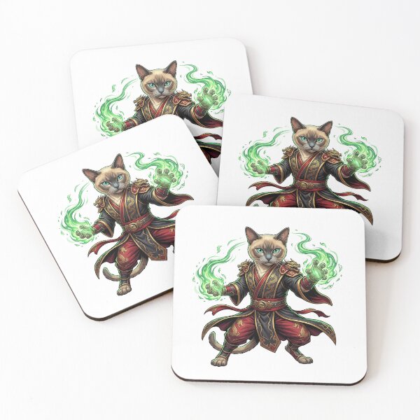 Item preview, Kung Fu Cat Warrior – Mystic Fire Martial Arts Cat designed and sold by TOOBIC.