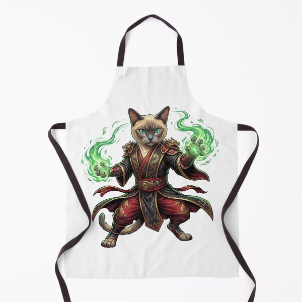 Item preview, Kung Fu Cat Warrior – Mystic Fire Martial Arts Cat designed and sold by TOOBIC.