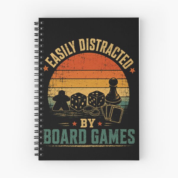 Item preview, Easily Distracted By Board Games Boardgamer Tabletop Gaming designed and sold by SkeletonsDanger.