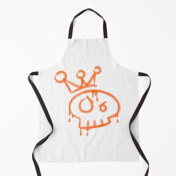 Item preview, Y2k graffiti skull with crown designed and sold by YaroshMaria.