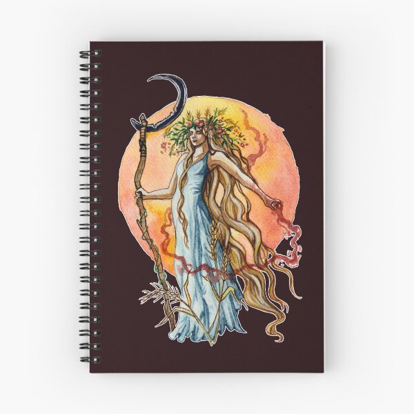 Item preview, Poludnica Slavic Demon, Lady Midday Pagan Folktale Art designed and sold by esmavart.