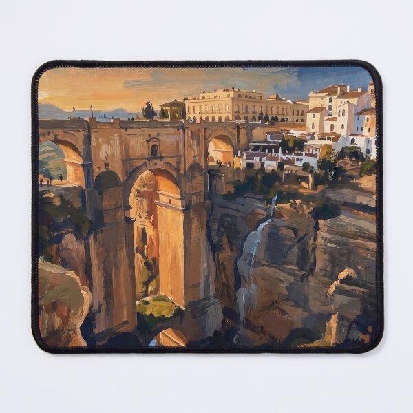 Item preview, Puente Nuevo Above the El Tajo Gorge designed and sold by RedPeaStudio.