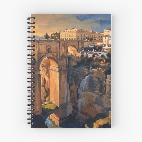 Item preview, Puente Nuevo Above the El Tajo Gorge designed and sold by RedPeaStudio.