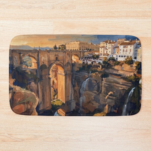 Item preview, Puente Nuevo Above the El Tajo Gorge designed and sold by RedPeaStudio.