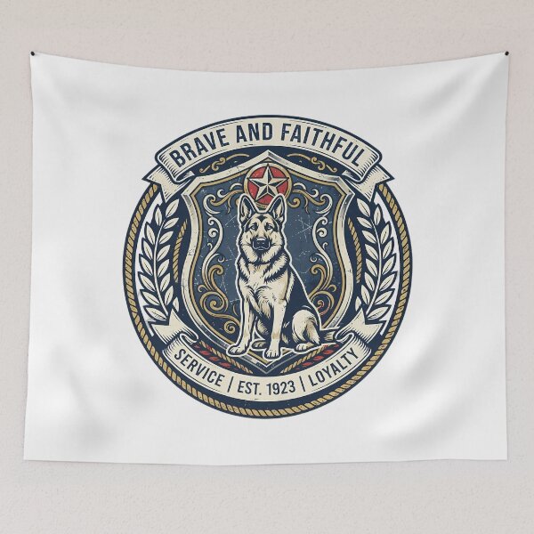 Item preview, German Shepherd Emblem designed and sold by SHOP-Corner.