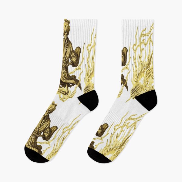 Item preview, Sanji Skeleton Yellow Lightning Kick Anime Vector designed and sold by Francisbb.