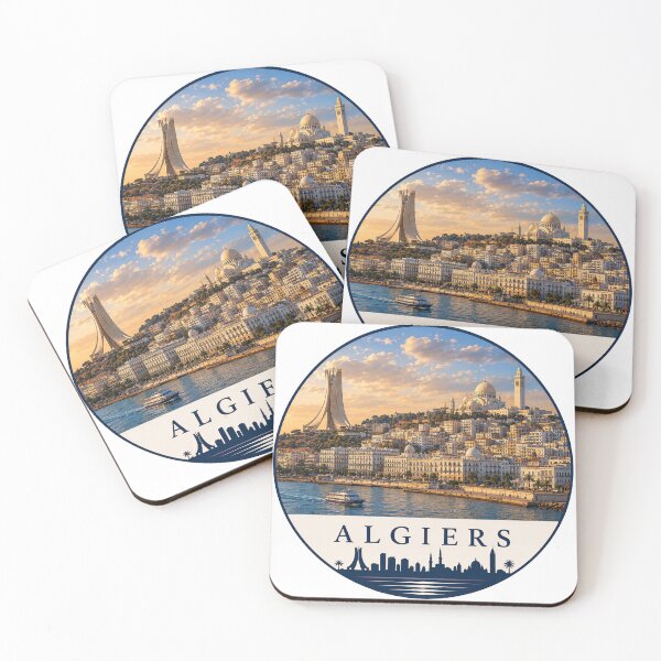Item preview, Algiers Algeria Mediterranean Travel Emblem designed and sold by Beyond Destinations.