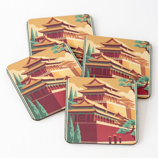 Item preview, Beijing China Vintage Travel Art – Forbidden City & Imperial Architecture designed and sold by Bomax121.
