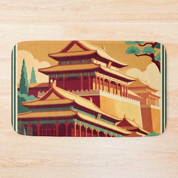 Item preview, Beijing China Vintage Travel Art – Forbidden City & Imperial Architecture designed and sold by Bomax121.