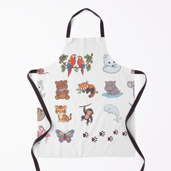 Item preview, Cute Wildlife Animals Collection Cute Planner Aesthetic Sticker Sheet designed and sold by Rehnair.