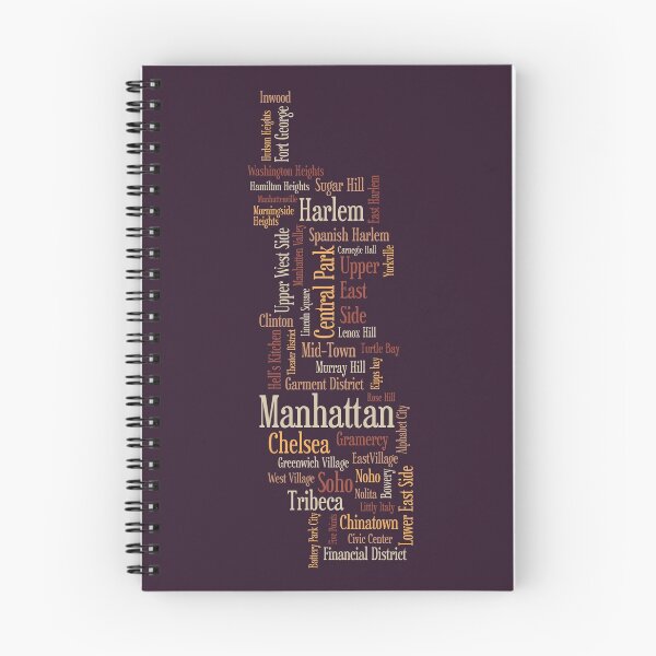 Item preview, Manhattan New York Typographic Map designed and sold by ArtPrints.