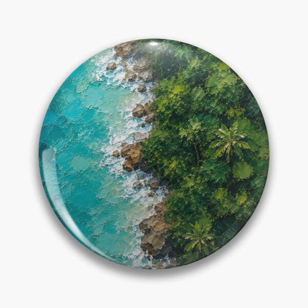 Item preview, Where Ocean Meets Jungle – Tropical Coast Art designed and sold by H-Tsvetkova.