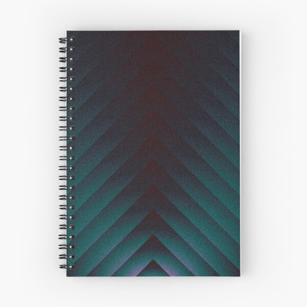 Item preview, Ascension - Abstract Geometric Neon Chevron & Cosmic Noise designed and sold by BrokenBill.