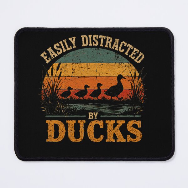 Item preview, Easily Distracted By Ducks Waterfowl Lover Bird Watching Enthusiast designed and sold by SkeletonsDanger.