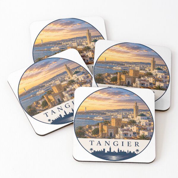 Item preview, Tangier Morocco Mediterranean Travel Emblem designed and sold by Beyond Destinations.