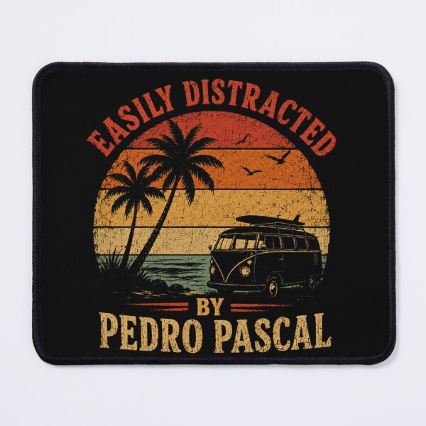Item preview, Easily Distracted By Pedro Pascal Fan Celebrity Actor designed and sold by SkeletonsDanger.