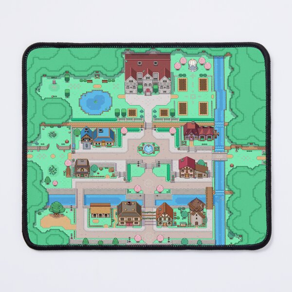Item preview, Fields of Mistria Town Map Poster ?️ Cozy Gaming Room Decor designed and sold by · GAMING SOUL ·.