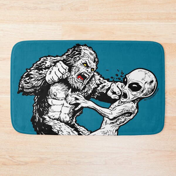 Item preview, Sasquatch vs. Grey Alien  designed and sold by HarleyWarren.