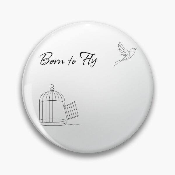 Item preview, Born to Fly – Freedom Bird Escaping Cage Design designed and sold by Buli89.