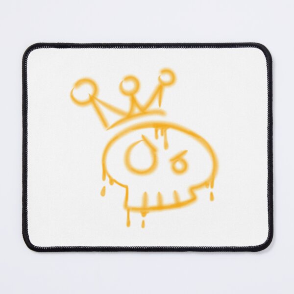 Item preview, Y2k graffiti skull with crown designed and sold by YaroshMaria.