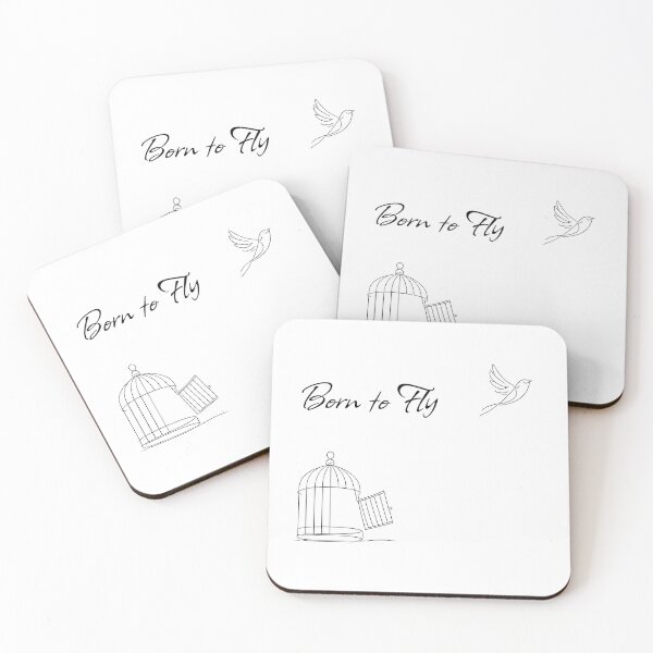 Item preview, Born to Fly – Freedom Bird Escaping Cage Design designed and sold by Buli89.