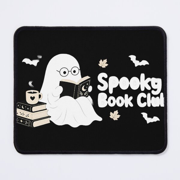 Item preview, Spooky Book Club Ghost Shirt | Glam Halloween Design designed and sold by MOCH- ART.