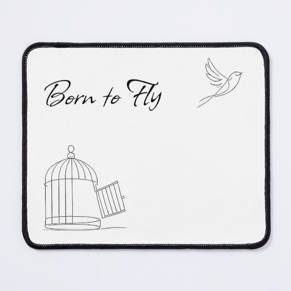 Item preview, Born to Fly – Freedom Bird Escaping Cage Design designed and sold by Buli89.