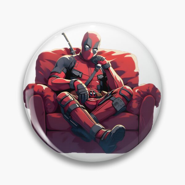Item preview, Red Masked Mercenary Antihero Graphic Art - Merc With A Mouth Chimichanga Fan Design | Perfect Gift For You And Friends designed and sold by Kartoland.