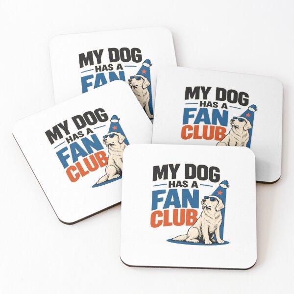 Item preview, My Dog Has a Fan Club Funny Dog Design designed and sold by FunPurchase.