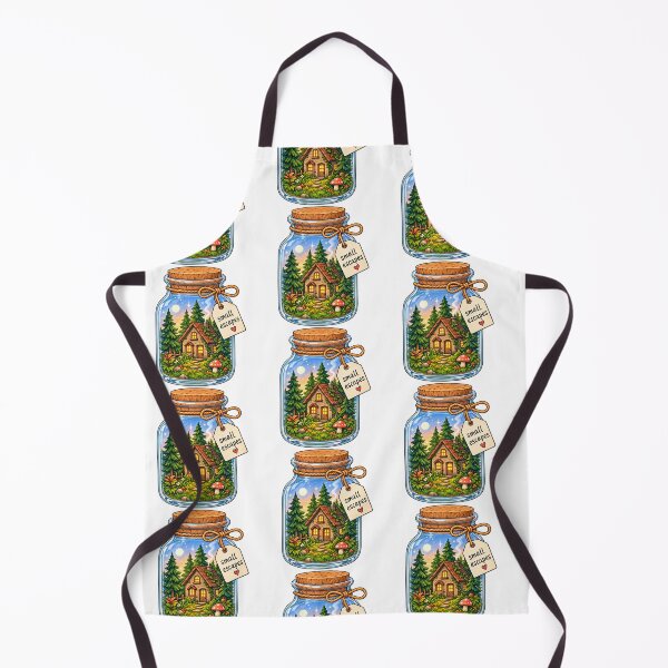 Item preview, Cozy Woodland Cottage Terrarium – Magical Cottagecore Small Escapes Sticker designed and sold by Anstickerrr.