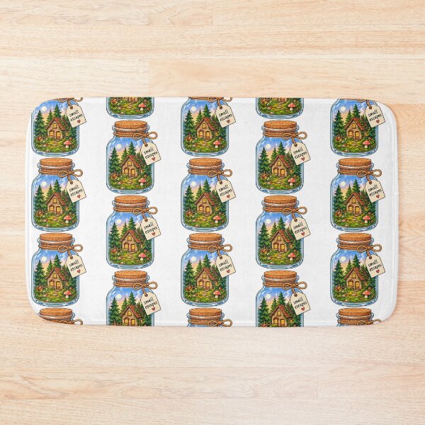 Item preview, Cozy Woodland Cottage Terrarium – Magical Cottagecore Small Escapes Sticker designed and sold by Anstickerrr.