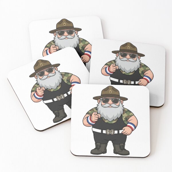Item preview, Sgt Slaughter Drill Instructor Gnome designed and sold by Bad-Decisions-Designs.