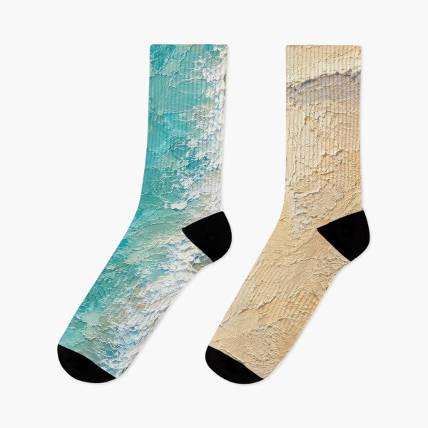Item preview, Turquoise Coast – Textured Ocean & Beach Art designed and sold by H-Tsvetkova.