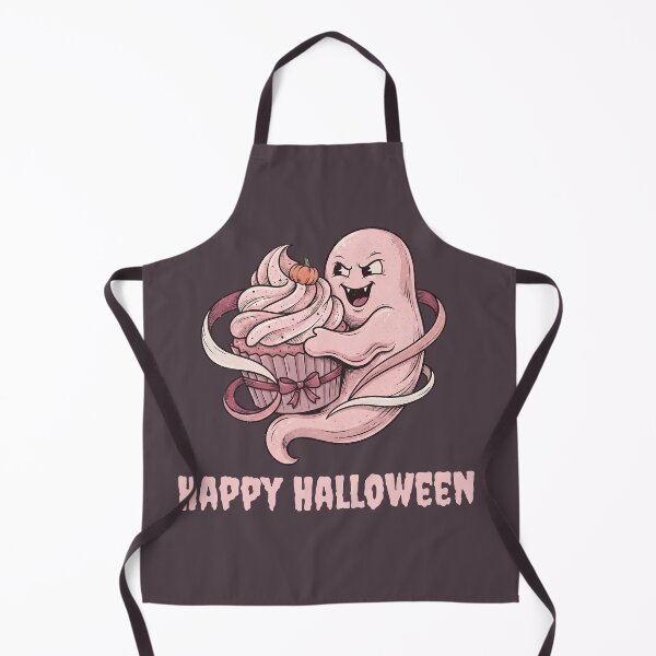 Item preview, Spooky Pinkoween Ghost & Pumpkin Cupcake Happy Halloween designed and sold by MythicCotton.