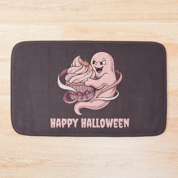 Item preview, Spooky Pinkoween Ghost & Pumpkin Cupcake Happy Halloween designed and sold by MythicCotton.