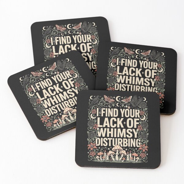 Item preview, I Find Your Lack of Whimsy Disturbing Gothic Whimsical Humor designed and sold by Redgiant87x.