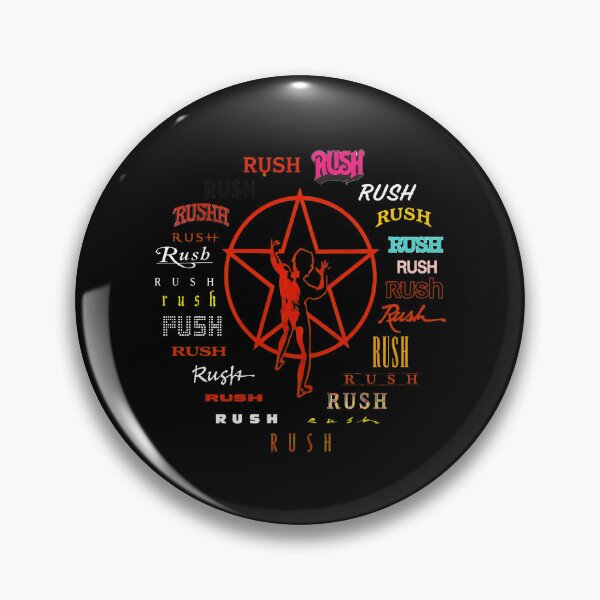 Item preview, Rush Band Typography Star Silhouette Rock Music-23 designed and sold by NapoEssoArts.