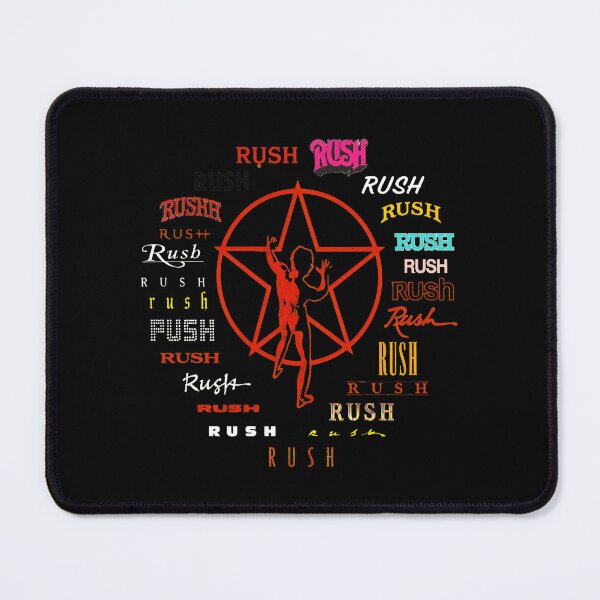 Item preview, Rush Band Typography Star Silhouette Rock Music-23 designed and sold by NapoEssoArts.