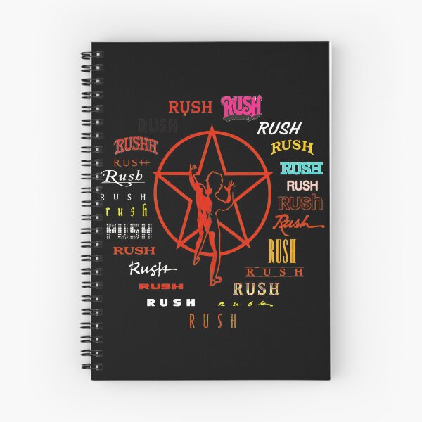 Item preview, Rush Band Typography Star Silhouette Rock Music-23 designed and sold by NapoEssoArts.