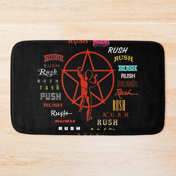 Item preview, Rush Band Typography Star Silhouette Rock Music-23 designed and sold by NapoEssoArts.
