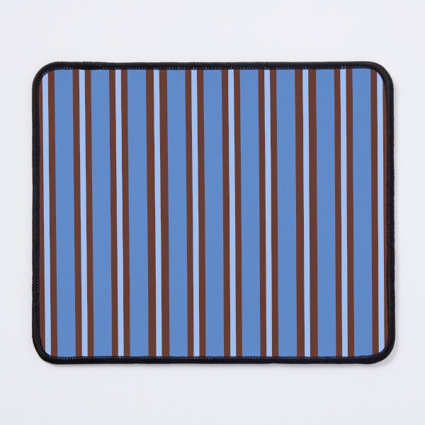 Item preview, Blue and Brown Double Stripes designed and sold by OneThreeSix.