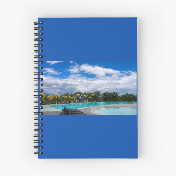 Item preview, Lounging by the pool under blue skies, surrounded by palm trees designed and sold by blitzkrig.