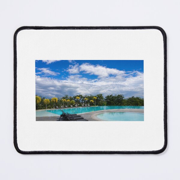 Item preview, Lounging by the pool under blue skies, surrounded by palm trees designed and sold by blitzkrig.