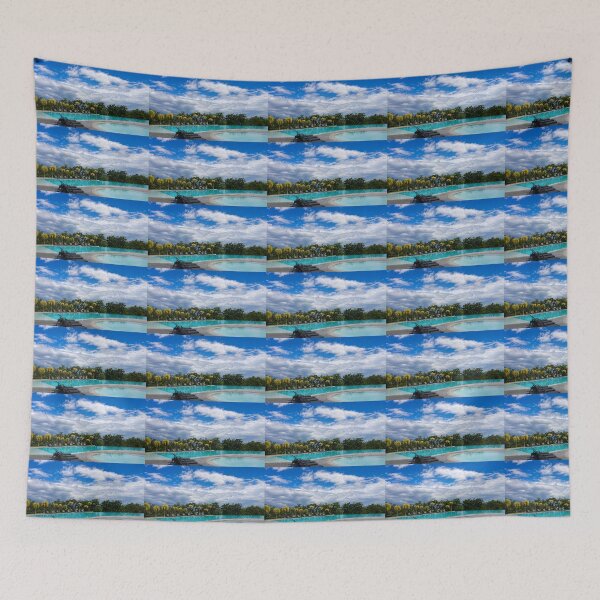 Item preview, Lounging by the pool under blue skies, surrounded by palm trees designed and sold by blitzkrig.